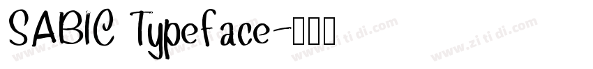 SABIC Typeface字体转换